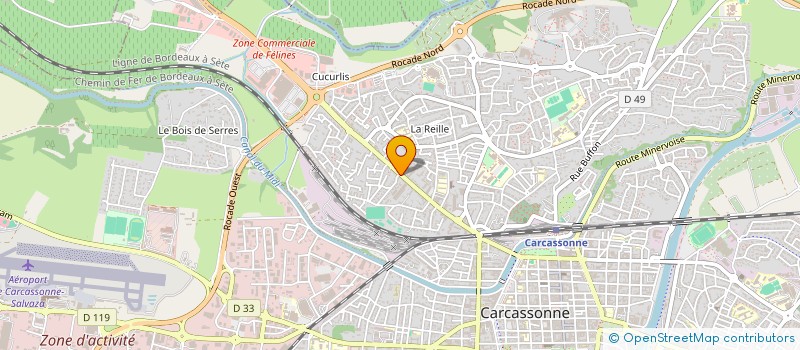 localisation de l'entreprise NAPHANEH à CARCASSONNE