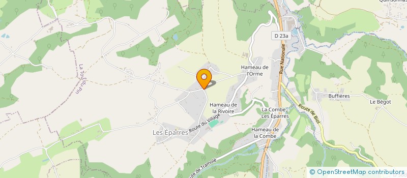 localisation de l'entreprise NAPHI  LES EPARRES