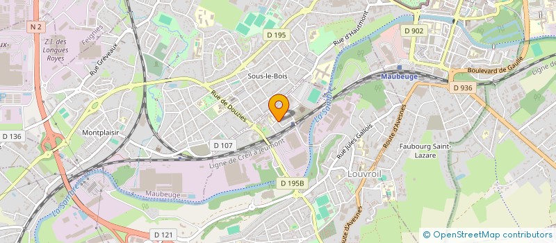 localisation de l'entreprise NAPHIBE à LOUVROIL