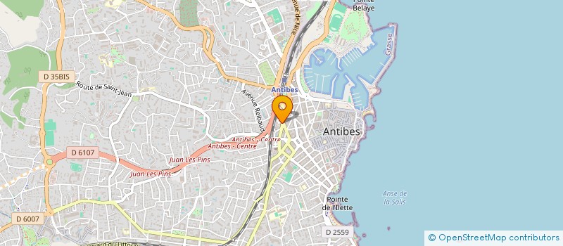 localisation de l'entreprise NAPHIL à ANTIBES