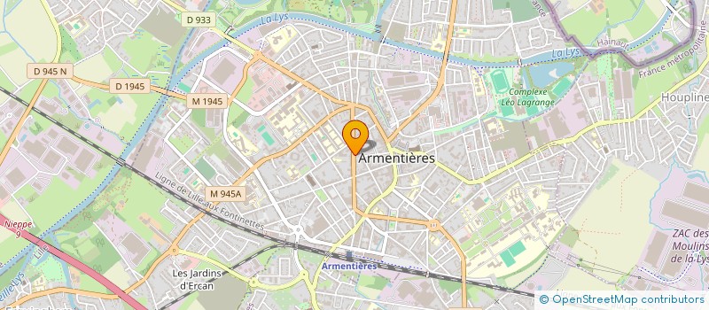 localisation de l'entreprise NAPIERALA VAN LAECKEN ARMENTIERES  ARMENTIERES