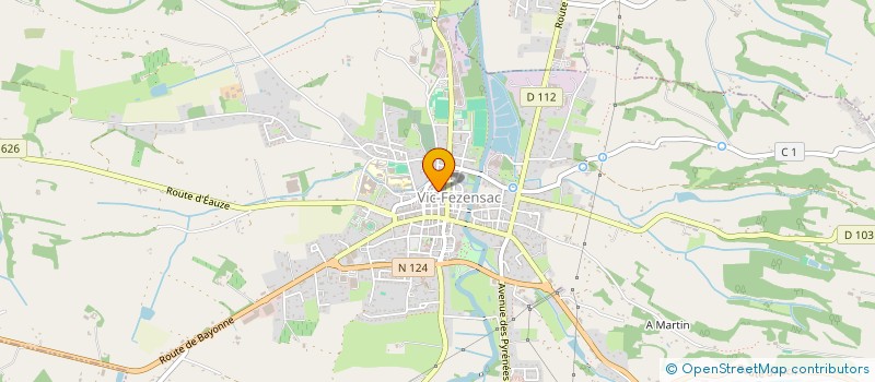 localisation de l'entreprise NAPILL à VIC-FEZENSAC
