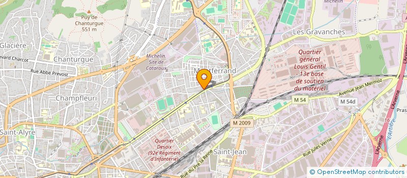 localisation de l'entreprise NAPIOL  CLERMONT-FERRAND