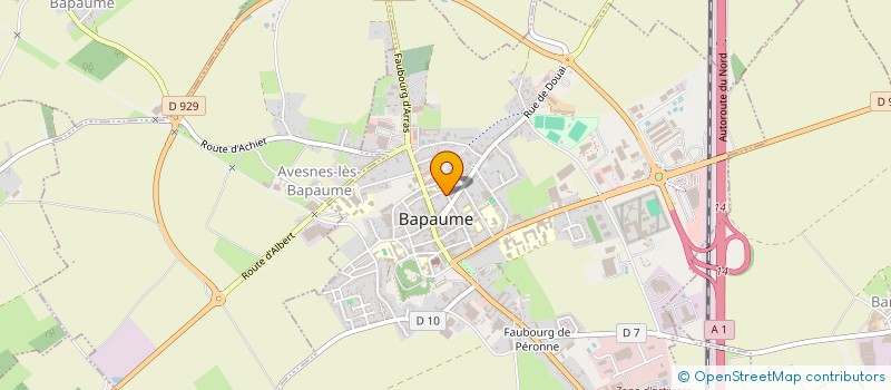 localisation de l'entreprise NAPIPHARM  BAPAUME