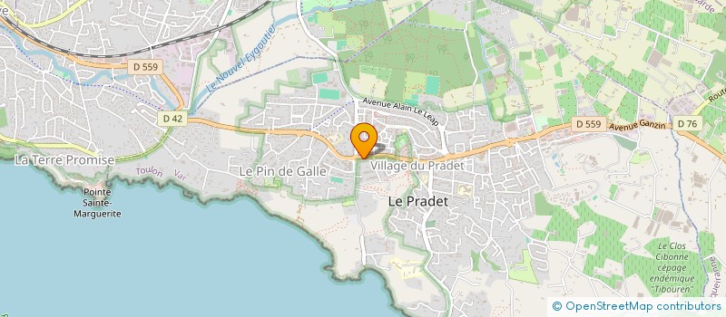 localisation de l'entreprise NAPLES PIZZA à LE PRADET