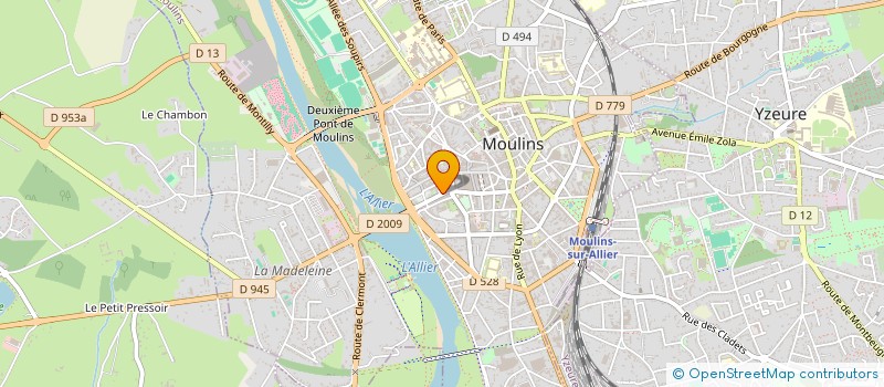 localisation de l'entreprise NAPO GRAZIE MILLE à MOULINS