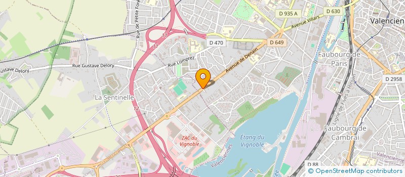 localisation de l'entreprise NAPO PIZZA  VALENCIENNES