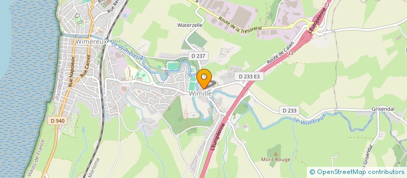 localisation de l'entreprise NAPOLEON  WIMILLE