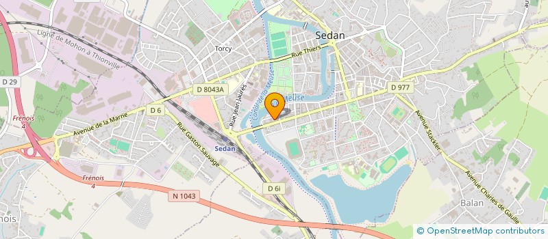 localisation de l'entreprise NAPOLEON  SEDAN