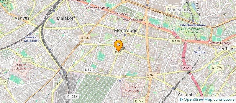 localisation de l'entreprise NAPOLEON BLEU à MONTROUGE