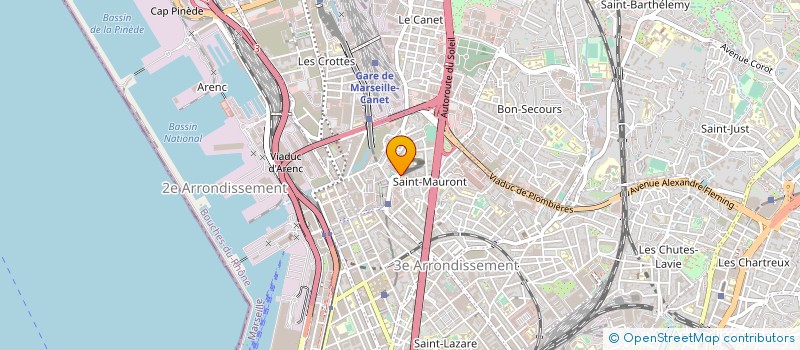 localisation de l'entreprise NAPOLEONI C ET GARGIULO C à MARSEILLE