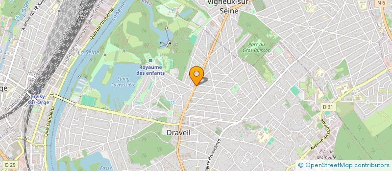 localisation de l'entreprise NAPOLI  DRAVEIL