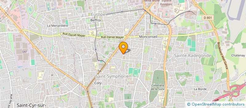 localisation de l'entreprise NAPOLI  TOURS