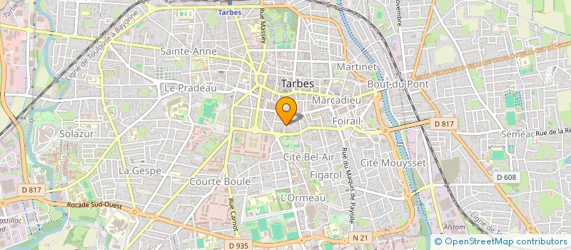 localisation de l'entreprise NAPOLI  TARBES