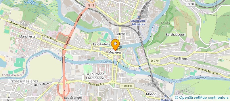 localisation de l'entreprise NAPOLI&CO à CHARLEVILLE-MEZIERES