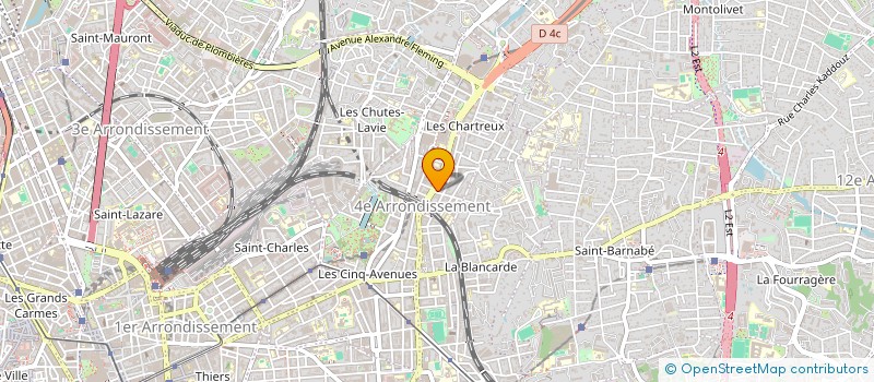 localisation de l'entreprise NAPOLI PIZZA à MARSEILLE