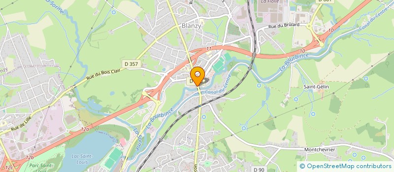 localisation de l'entreprise NAPOLI PIZZA  BLANZY