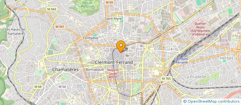 localisation de l'entreprise NAPOLI YORK PIZZA  CLERMONT-FERRAND