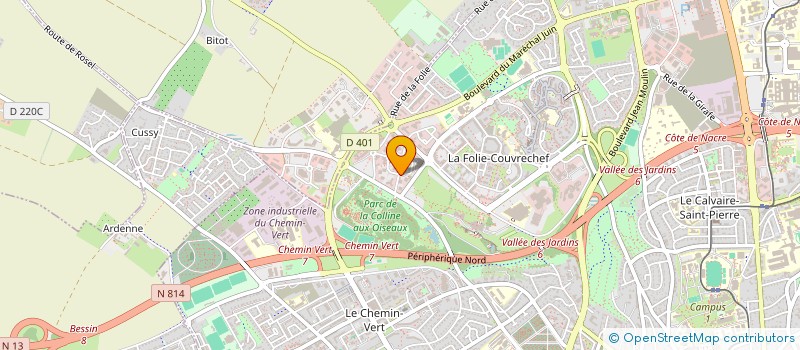 localisation de l'entreprise NAPOLY INVESTISSEMENTS à CAEN