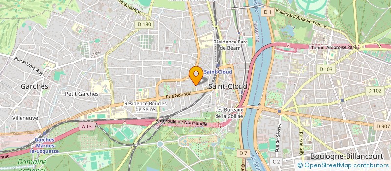 localisation de l'entreprise NAPPES ET SERVIETTES EN PAPIER à SAINT-CLOUD