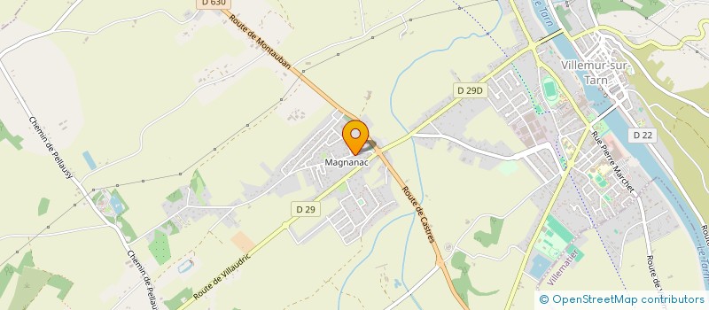 localisation de l'entreprise NAPPES OCCITANES  VILLEMUR-SUR-TARN