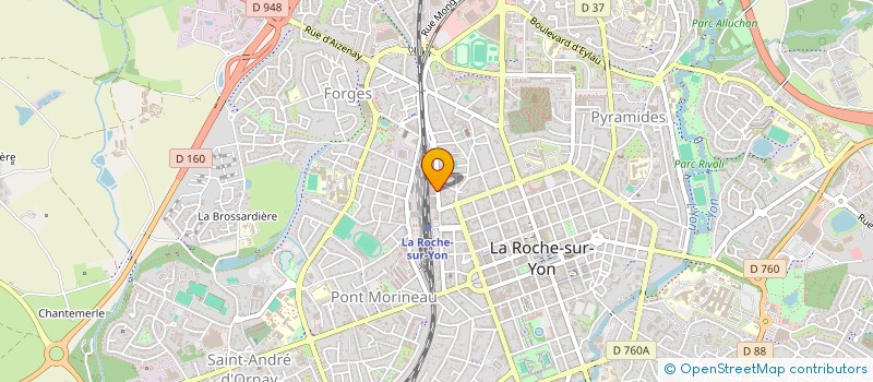 localisation de l'entreprise NAPPOLY STUDIO à LA ROCHE-SUR-YON
