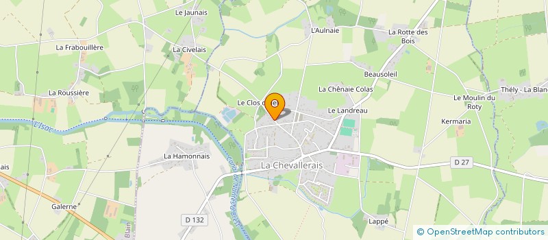 localisation de l'entreprise NAPRA  LA CHEVALLERAIS