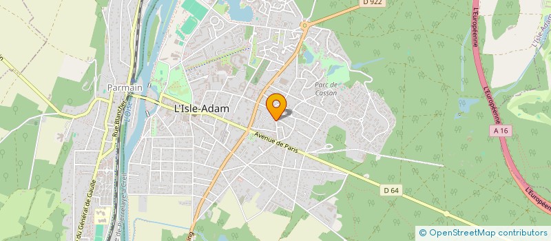 localisation de l'entreprise NAPS 95 à L'ISLE-ADAM