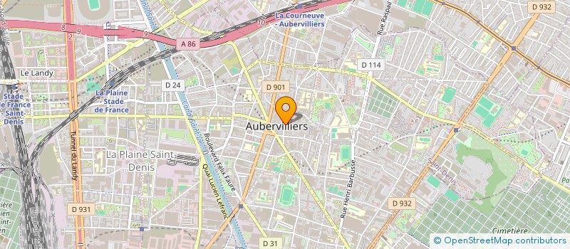 localisation de l'entreprise NAQ  AUBERVILLIERS