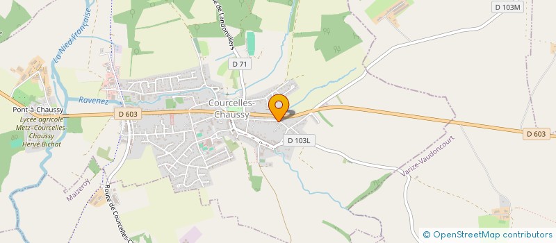 localisation de l'entreprise NAQA TAXI  COURCELLES-CHAUSSY