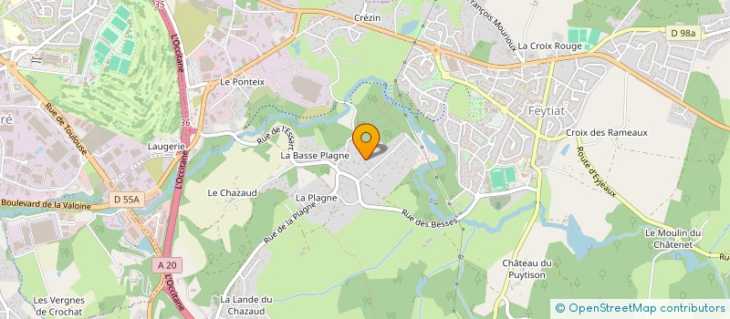 localisation de l'entreprise NAQBAT  FEYTIAT