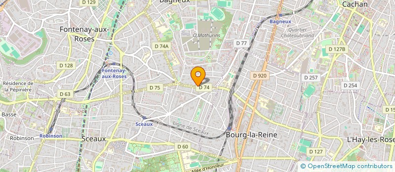 localisation de l'entreprise NAR IMMOBILIER à BAGNEUX