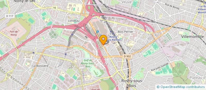 localisation de l'entreprise NARA à ROSNY-SOUS-BOIS