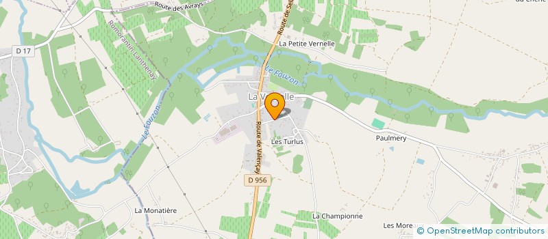 localisation de l'entreprise NARA SERVICES à LA VERNELLE