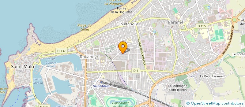 localisation de l'entreprise NARAJO  SAINT-MALO