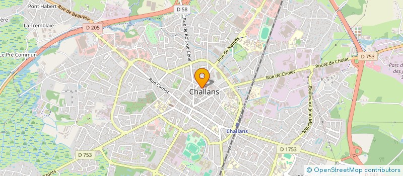 localisation de l'entreprise NARAN 369 à CHALLANS