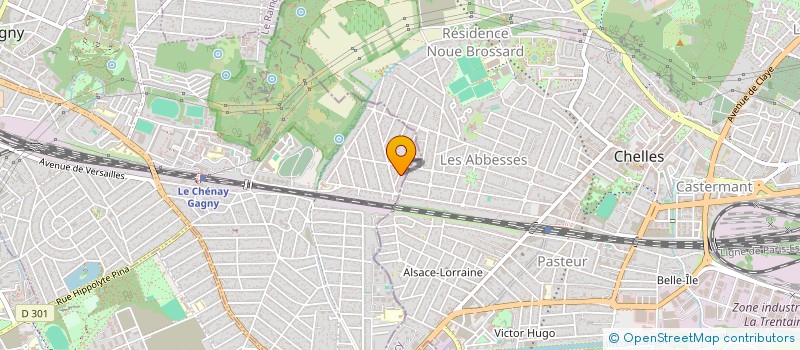 localisation de l'entreprise NARAVA à GAGNY