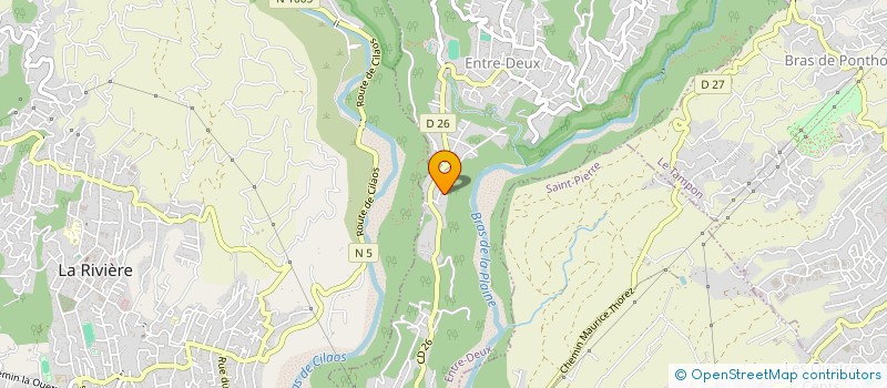 localisation de l'entreprise NARAYA  ENTRE-DEUX