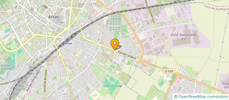 localisation de l'entreprise NARAYANSRI ARRAS à ARRAS