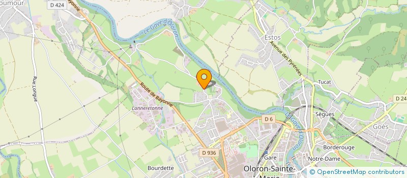 localisation de l'entreprise NARBEBURU CHRISTIAN  OLORON-SAINTE-MARIE