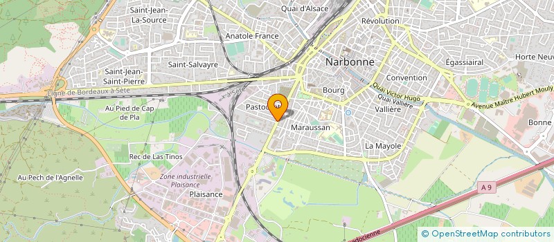localisation de l'entreprise NARBEST à NARBONNE