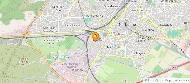 localisation de l'entreprise NARBO 11 VOY'AGES  NARBONNE