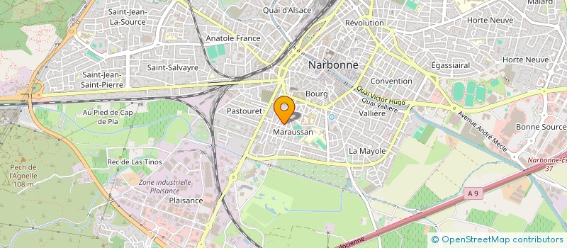 localisation de l'entreprise NARBO'CHATS  NARBONNE