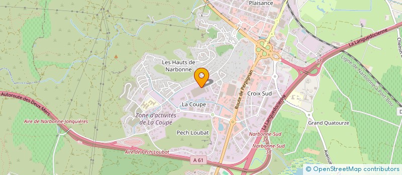 localisation de l'entreprise NARBO FROID à NARBONNE