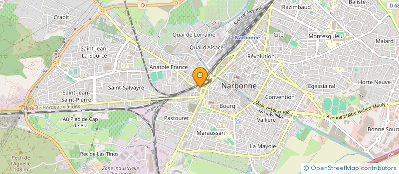 localisation de l'entreprise NARBON'FOUILLES à NARBONNE