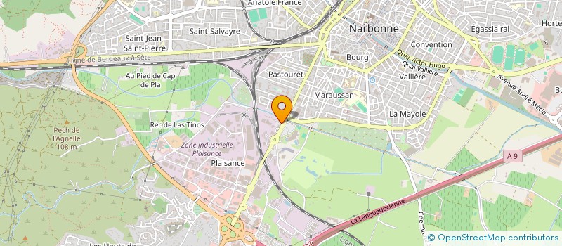 localisation de l'entreprise NARBONNE ASSURANCES  NARBONNE