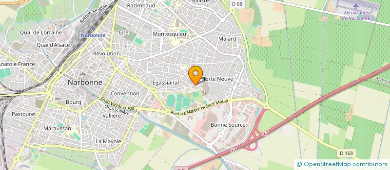 localisation de l'entreprise NARBONNE BASKET MEDITERRANEE  NARBONNE