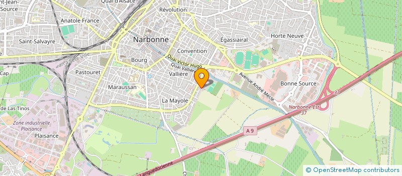 localisation de l'entreprise NARBONNE EN FETE  NARBONNE