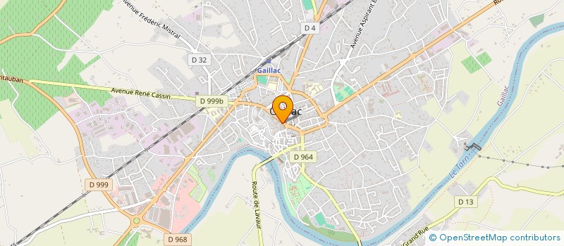 localisation de l'entreprise NARBONNE ET BARON à GAILLAC