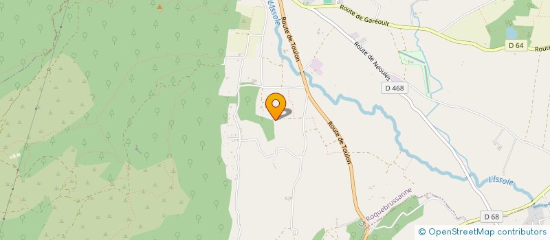 localisation de l'entreprise NARBONNE ET FILLES  LA ROQUEBRUSSANNE